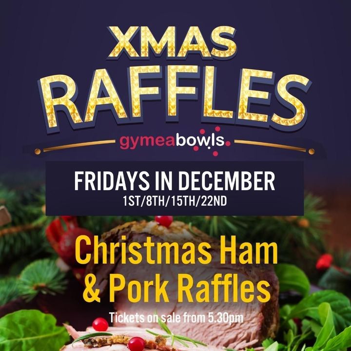 Featured image for “Our Christmas Ham & Pork Raffles kick off THIS WEEK!”