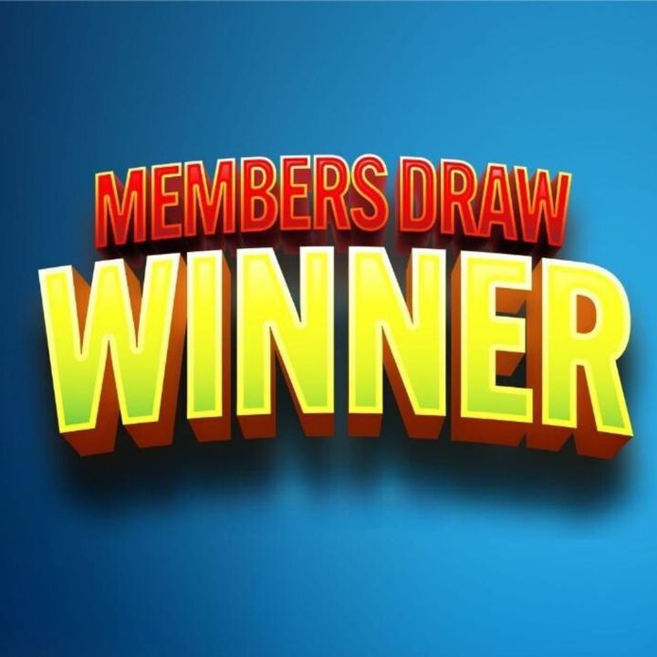 Featured image for “Congratulations to club member JOHN ISAACSON (#15352) who claimed the Members Draw Prize for January”