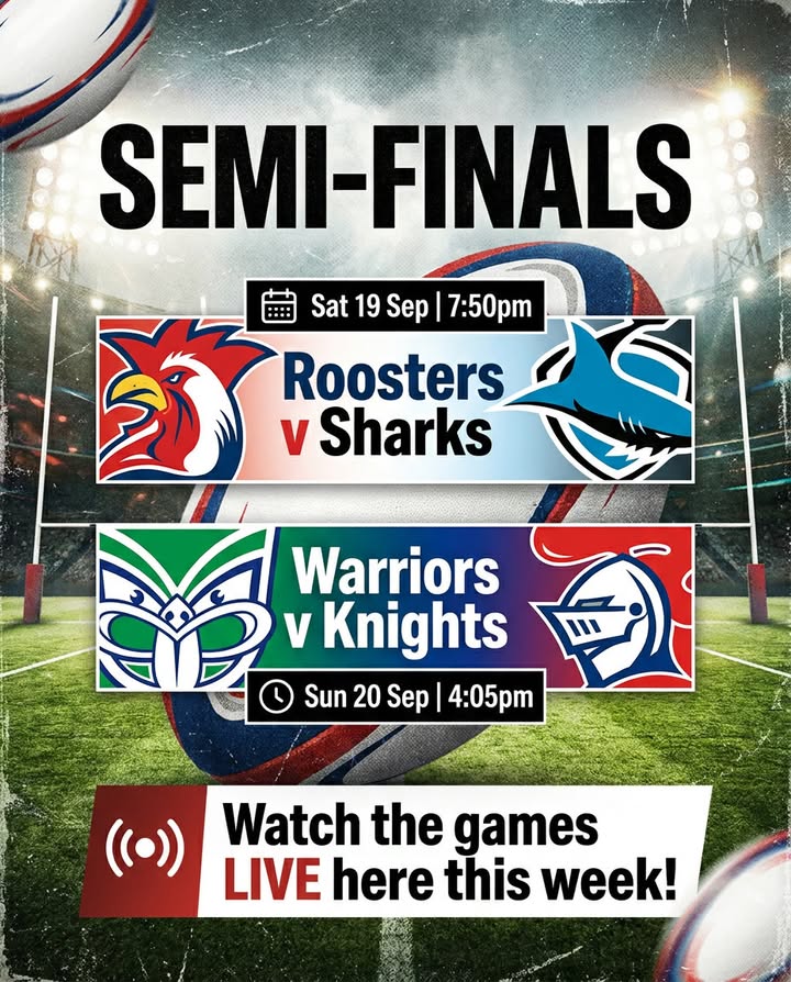 Featured image for “Watch NRL Semi-Finals Live at Gymea Bowls”